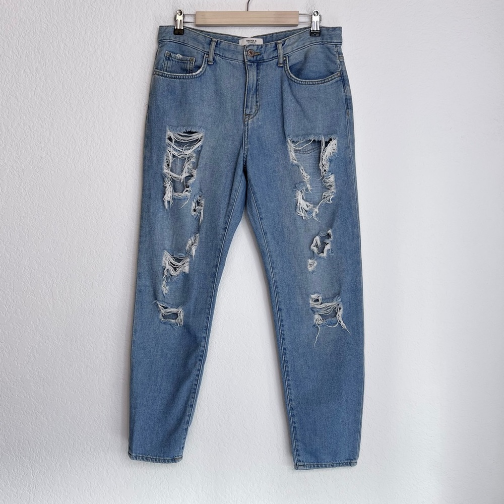 Forever 21 Heavily Distressed Jean